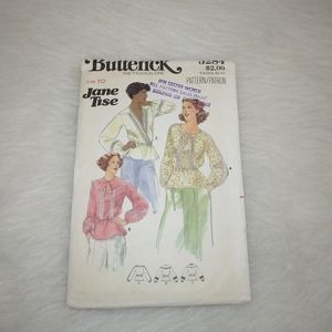 BUTTERICK Size 10 Vintage Blouses in 3 styles, New and uncut